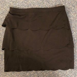 Never worn ruffled Aqua skirt